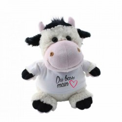 Peluche Vache à personnaliser avec photo ou Texte