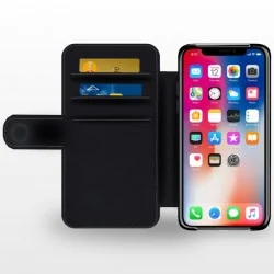 etui cuir personnalisé iphone X