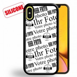 iphone XR coque silicone personnalisée