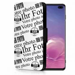 galaxy s10 plus étui cuir personnalisé