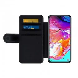 étui cuir personnalisé galaxy A70