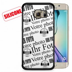 galaxy s6 edge coque silicone personnalisée