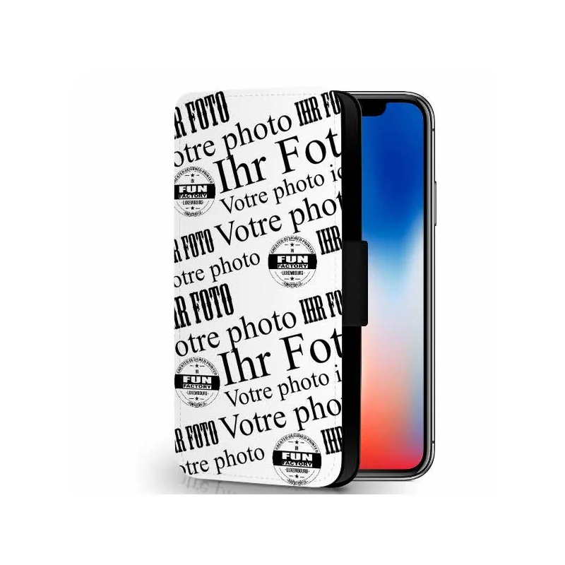 iphone X étui-cuir personnalisé