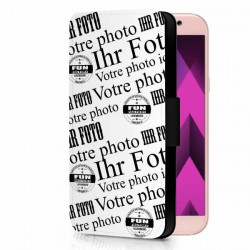 Galaxy A3 (2017) kunstleder Flipcase Cover selbst gestalten