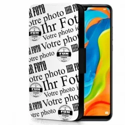 étui a clapet personnalisé huawei p30 lite