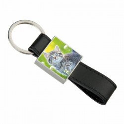 Kunstleder Schlüsselanhänger mit Bild gestalten