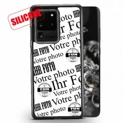 galaxy s20 ultra coque silicone personnalisée