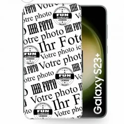 coque a rabat personnalisée galaxy s23 plus