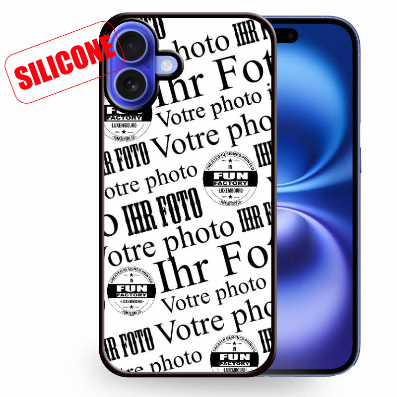 iphone 16 coque silicone personnalisée